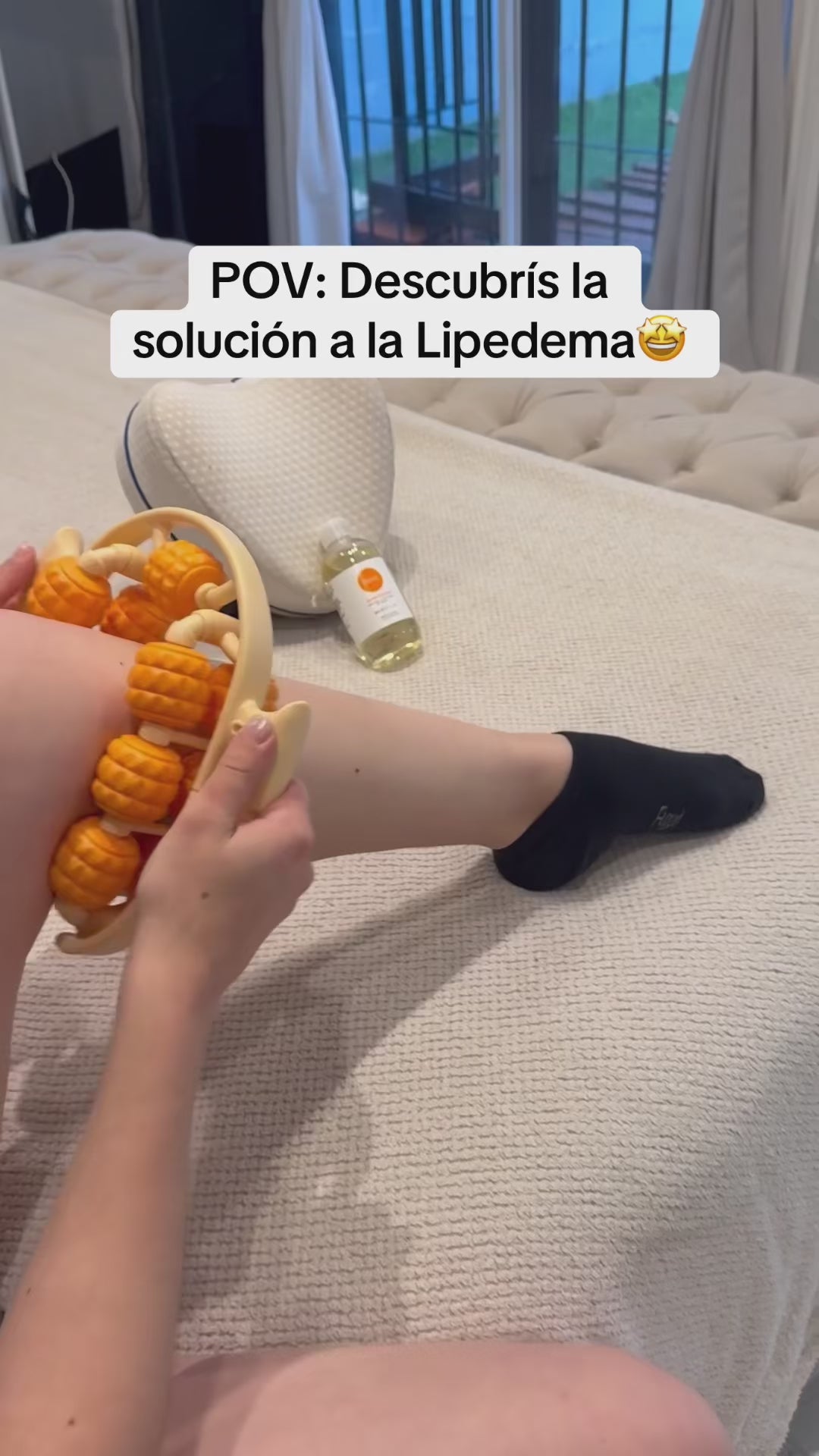 RODILLO MASAJEADOR DE PIERNAS Y BRAZOS